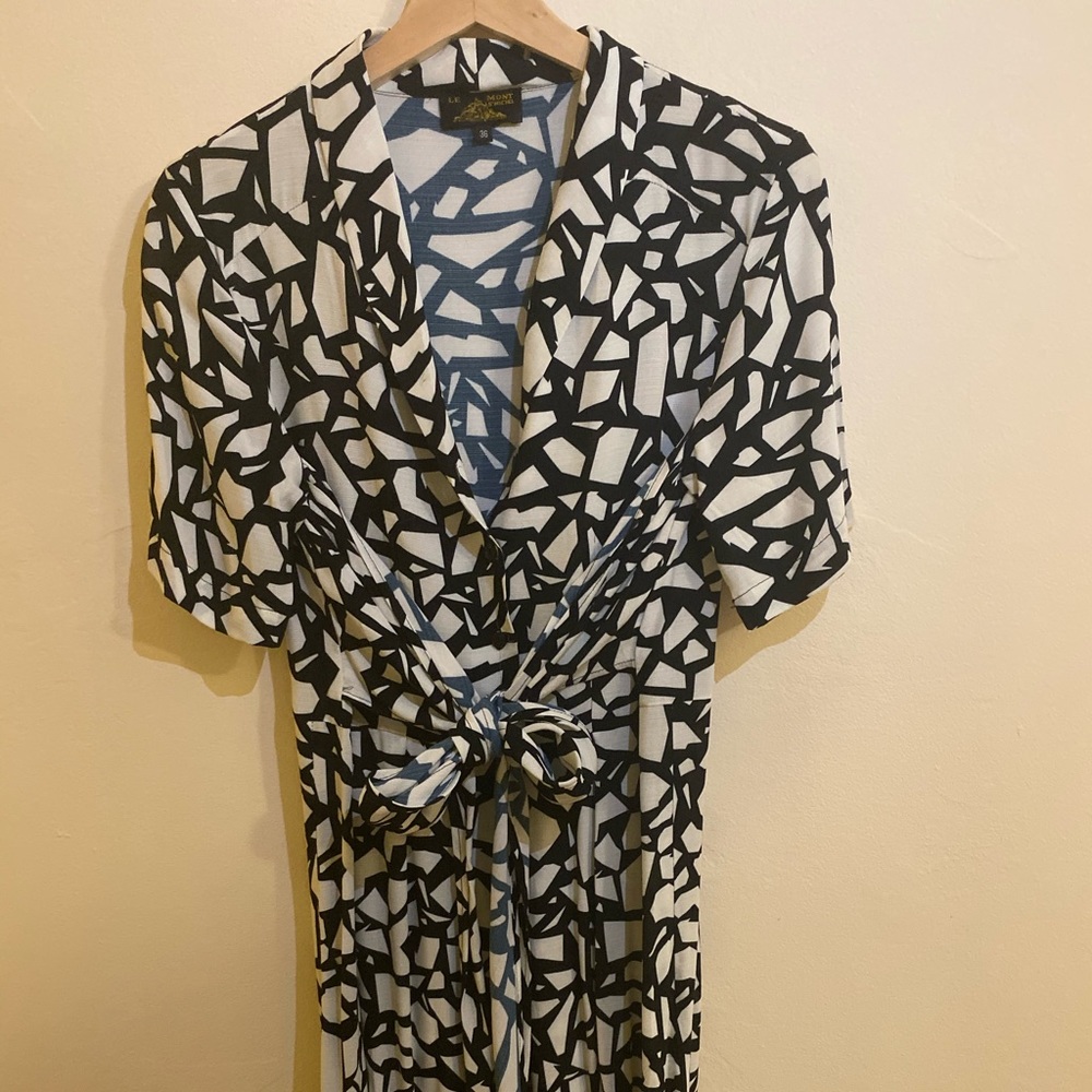 Mont Saint Michele front wrap dress